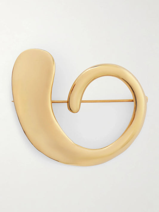 Marta Recycled Gold Vermeil Brooch