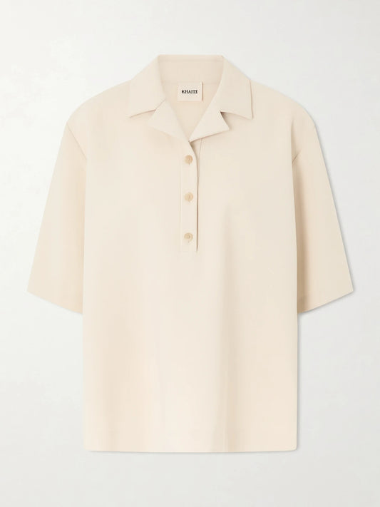 Loucin Naia-blend Crepe T-shirt