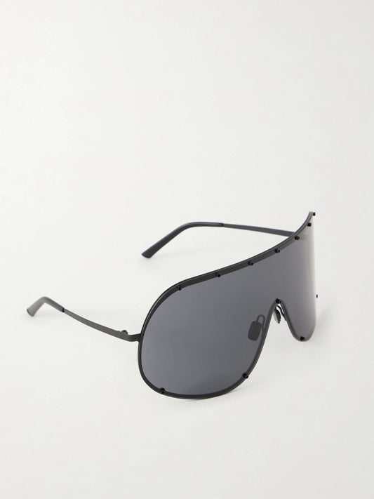 Rick Owens Shield Aviator-style Acetate Sunglasses