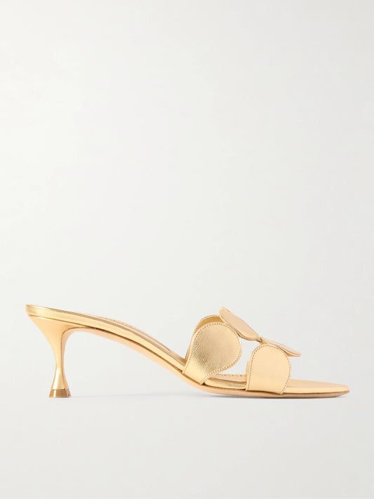 Haribalmu 50 Metallic Leather Sandals