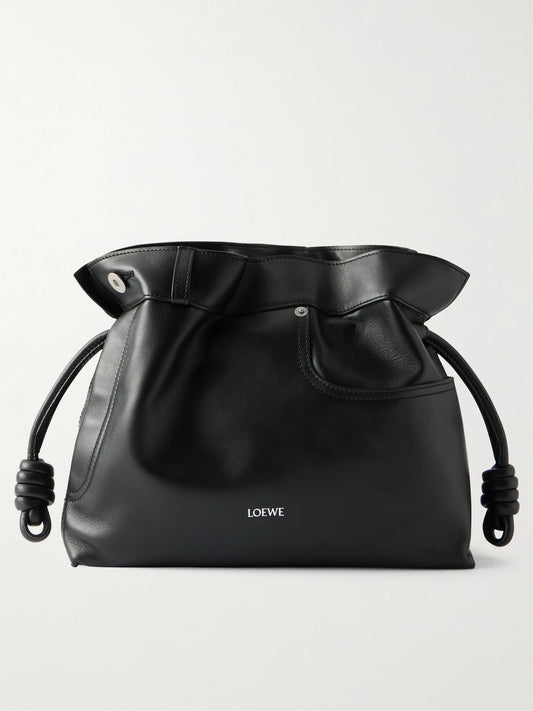 Flamenco Panta Medium Leather Clutch