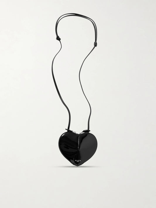 Le Coeur Patent-leather Shoulder Bag