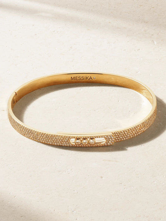 Move Noa 18-karat Gold Diamond Bangle