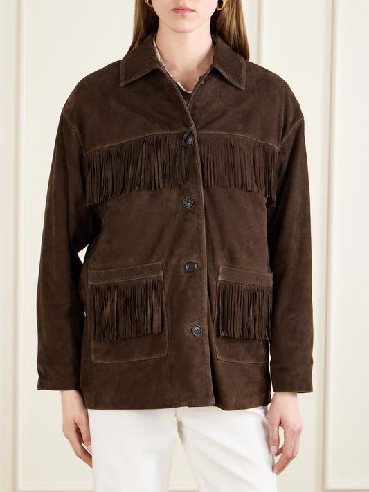 Fringed Suede Jacket