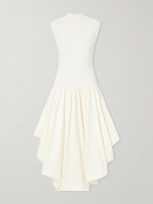 Venetia Satin Midi Dress