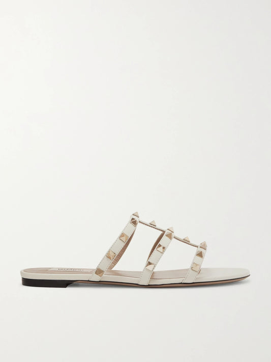 The Rockstud Leather Sandals
