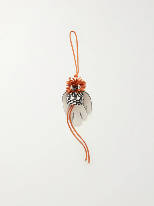 LOEWE + Paula Ibiza Hoopoe Bird Leather Charm