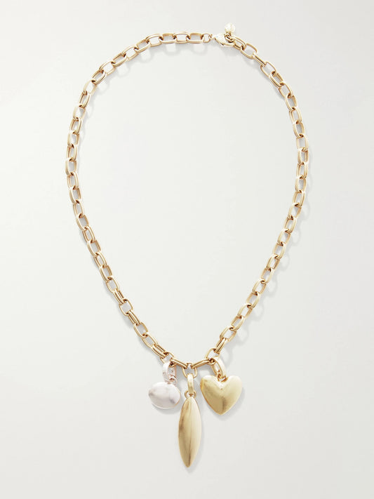 Roxanne Assoulin The Token Gold And Silver-tone Necklace