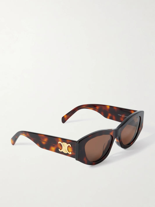 Triomphe Tortoiseshell Acetate Sunglasses