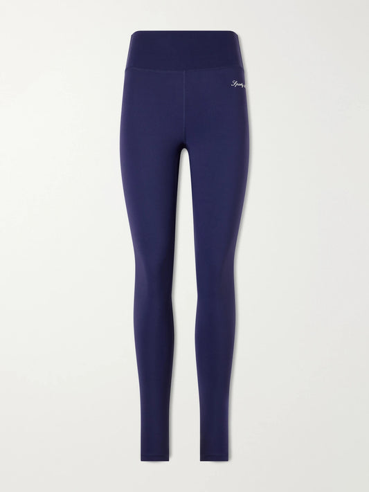 Embroidered Jersey Leggings