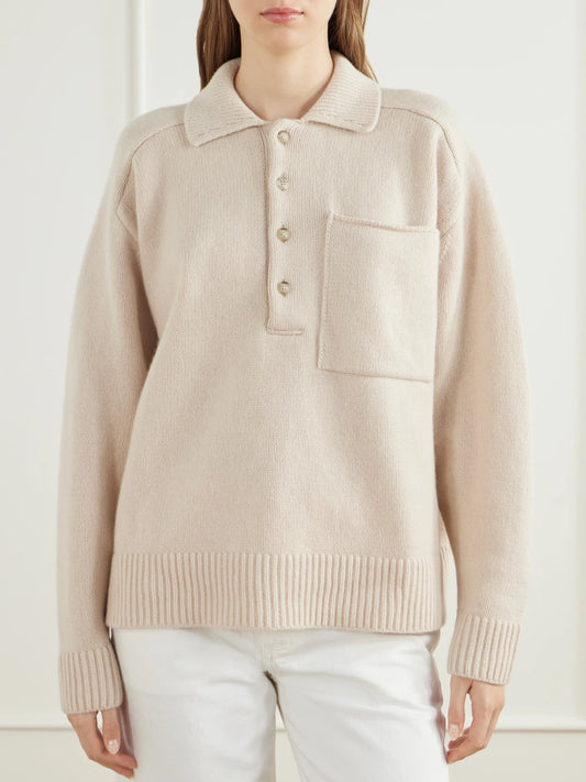 Citizens of Humanity Agatha Wool And Cashmere-blend Polo Sweater