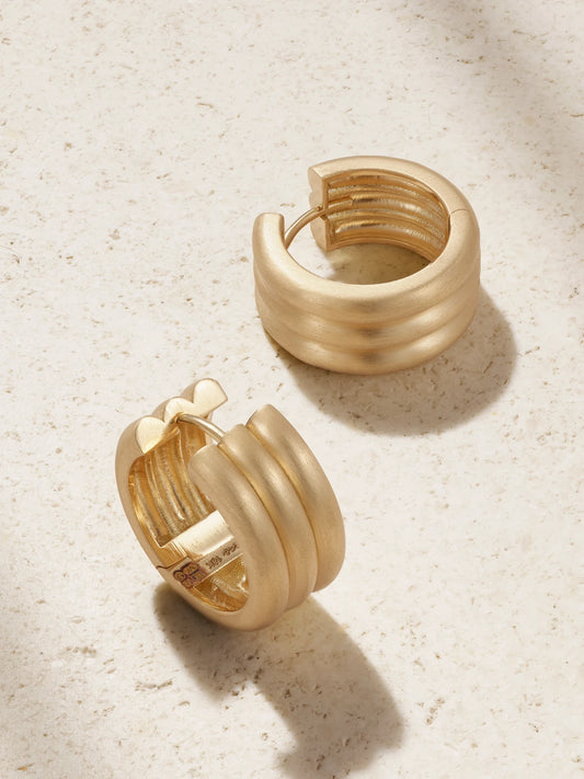 18-karat Gold Hoop Earrings