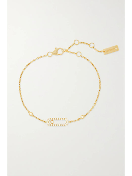 Move Uno 18-karat Gold Diamond Bracelet