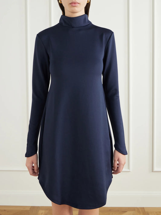 THE PARK Morgan Mock-neck Pyratex Stretch-jersey Mini Dress