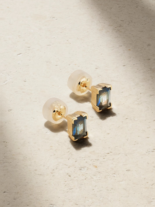 14-karat Recycled Gold Topaz Earrings