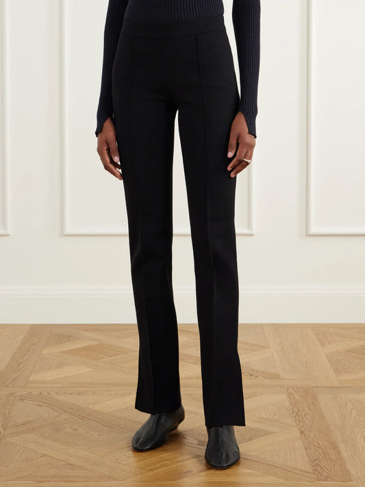 HIGH SPORT Theo Cotton-blend Straight-leg Pants
