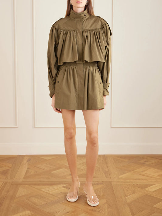 Organic Cotton-poplin Coat
