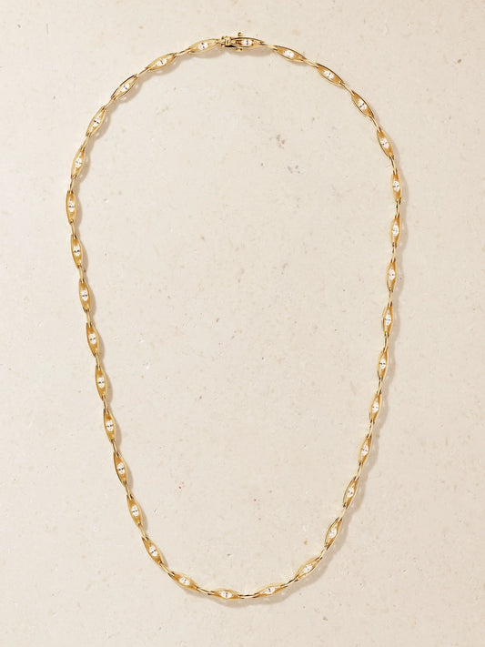 Anita Ko Vito 18-karat Gold Diamond Necklace