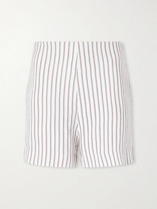 Felix Striped-printed Woven Shorts