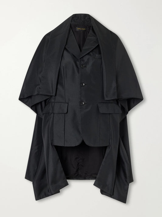 Comme des Garçons Cape-effect Canvas Blazer