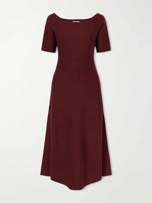 Gabriela Hearst Vivia Knitted Wool Midi Dress