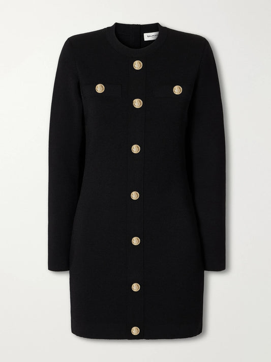 Balmain Knitted Mini Dress