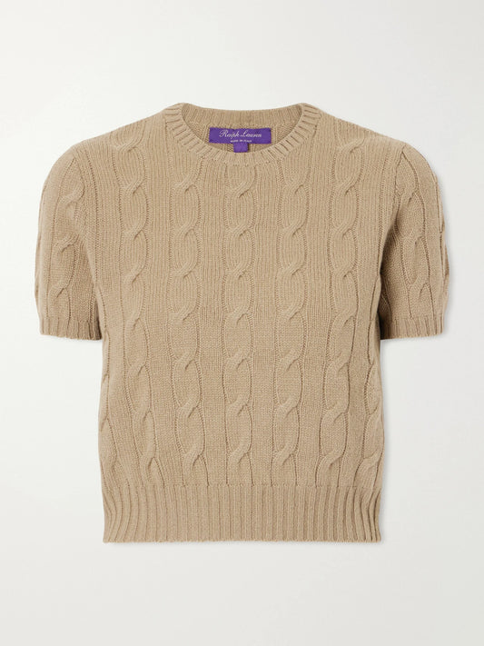Ralph Lauren Collection Cable-knit Cashmere Sweater