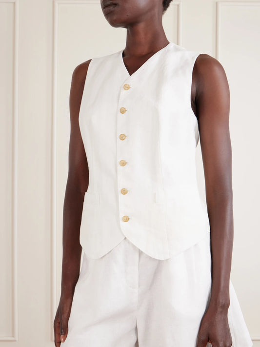 Linen Vest