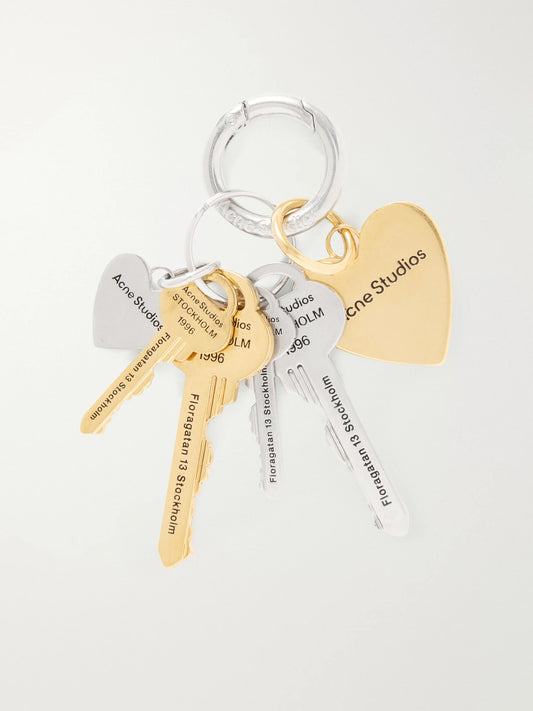 Silver- And Gold-tone Keyring