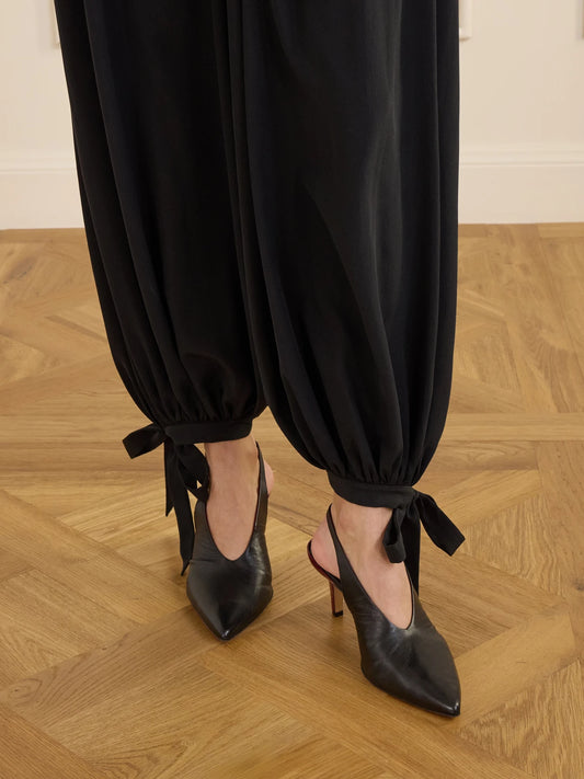 Suzie Leather Slingback Pumps