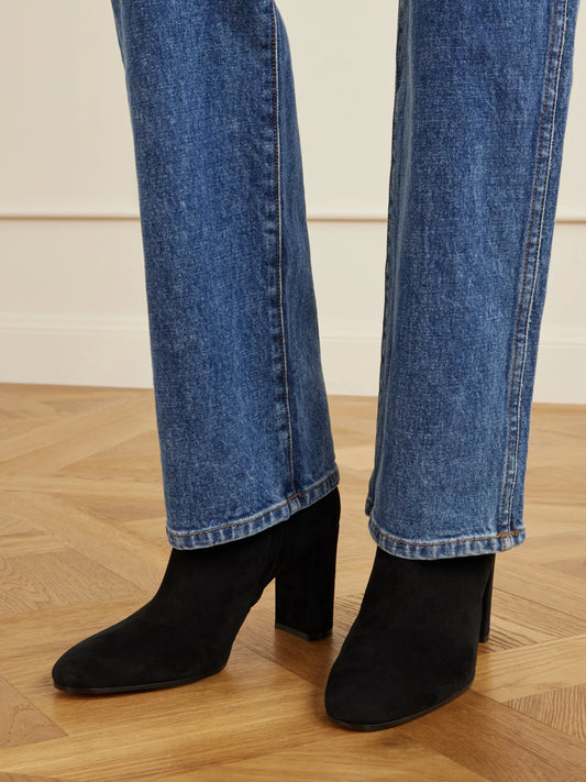 Gianvito Rossi Lisa 85 Suede Ankle-boots