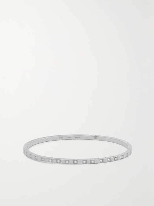 Chopard Ice Cube 18-karat White Gold Diamond Bangle