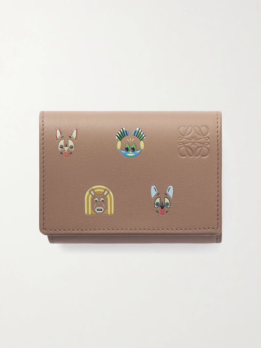 + Louis Wain Cats Printed Leather Wallet