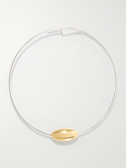 LIÉ STUDIO The Scarlet Gold-plated Silver Necklace