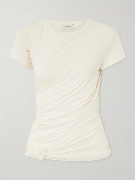 Gathered Jersey T-shirt