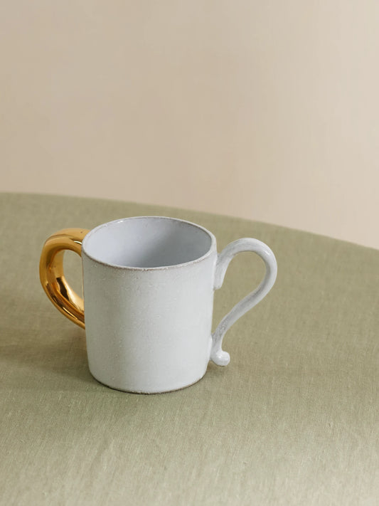 + Sacai Gold-plated Ceramic Coffee Cup