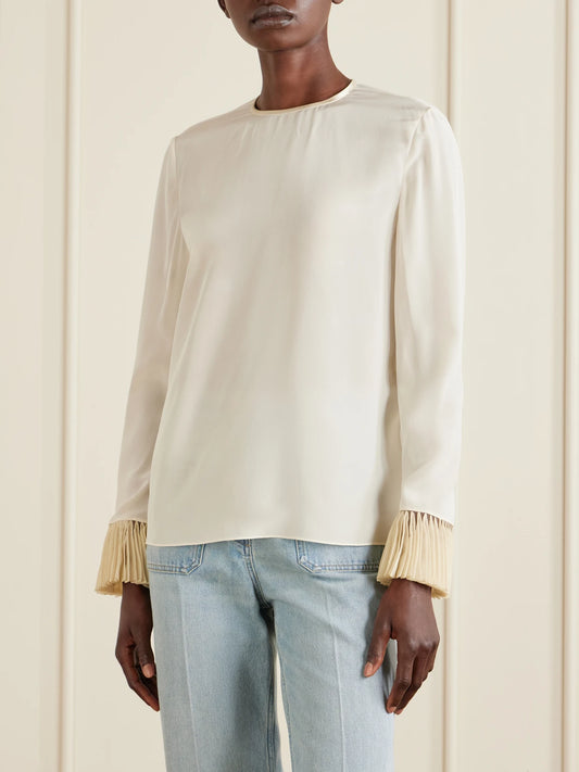 Silk Crepe De Chine Blouse