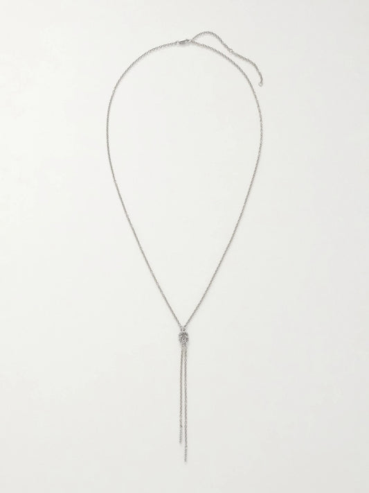 Rhodium-plated Necklace