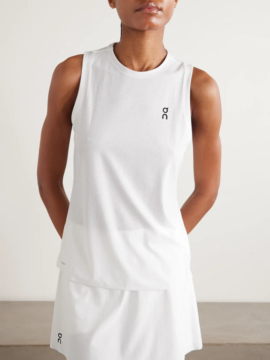 Court Cropped Printed Stretch Recycled-drytec Tank