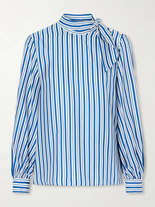 Striped Silk Shirt