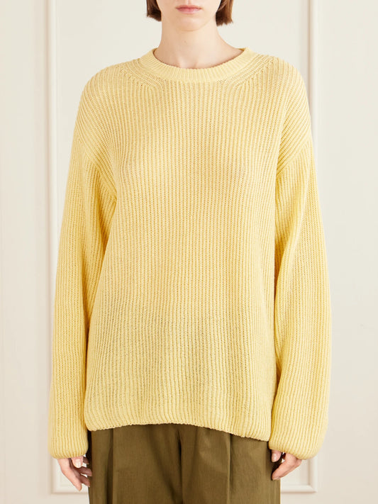 Cotton And Linen-blend Sweater