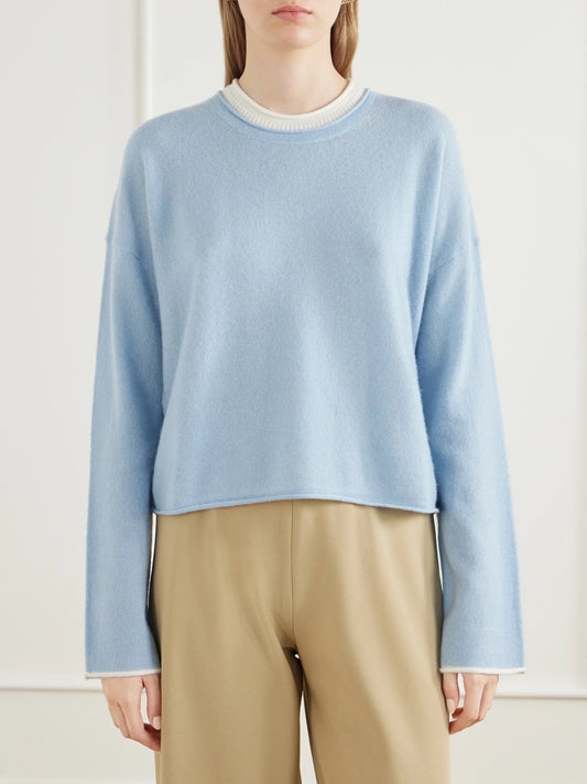 La Ligne Dominick Cashmere And Silk-blend Sweater