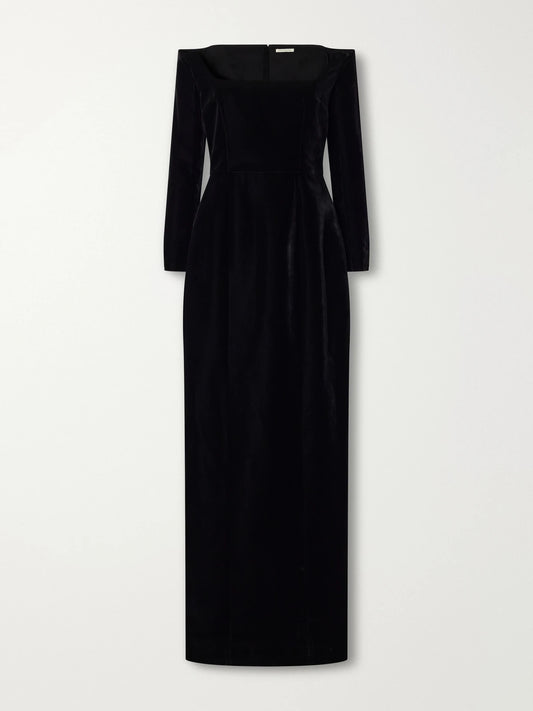 Emilia Wickstead Birch Velvet Gown