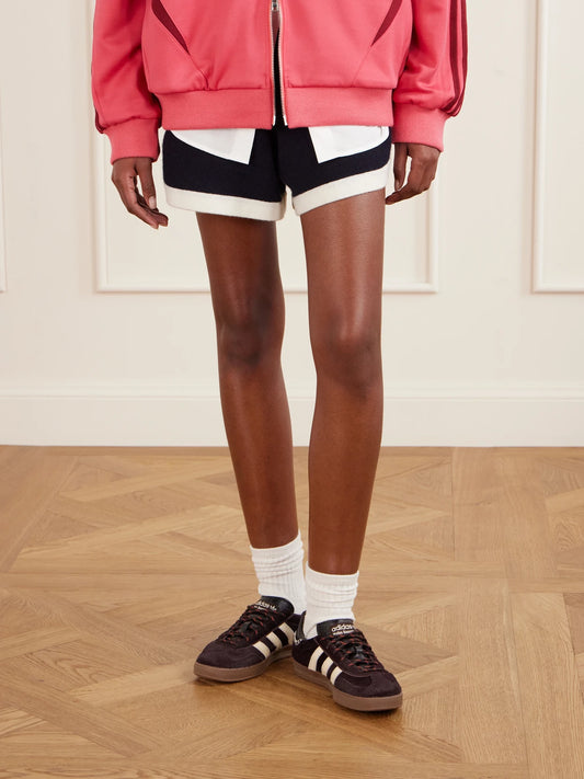 + Wales Bonner Gazelle Lizard-effect Leather-trimmed Pony Hair Sneakers