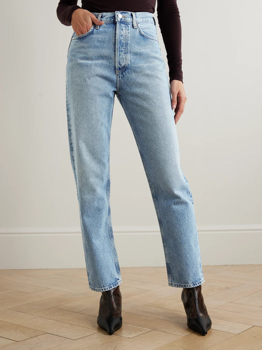 '90s Pinch High-rise Straight-leg Jeans