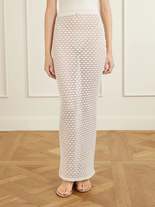 Arena Crocheted Cotton Coverup