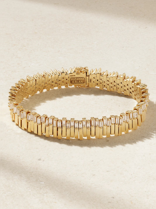 18-karat Gold Diamond Tennis Bracelet