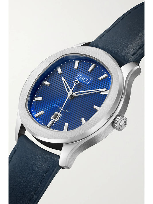Piaget Polo Date Automatic 36mm Stainless Steel And Leather Watch