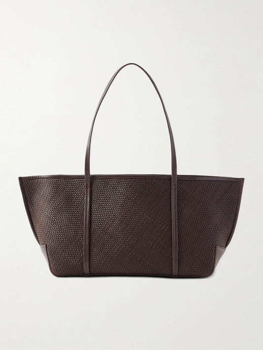 Bateau Woven Leather Tote Bag