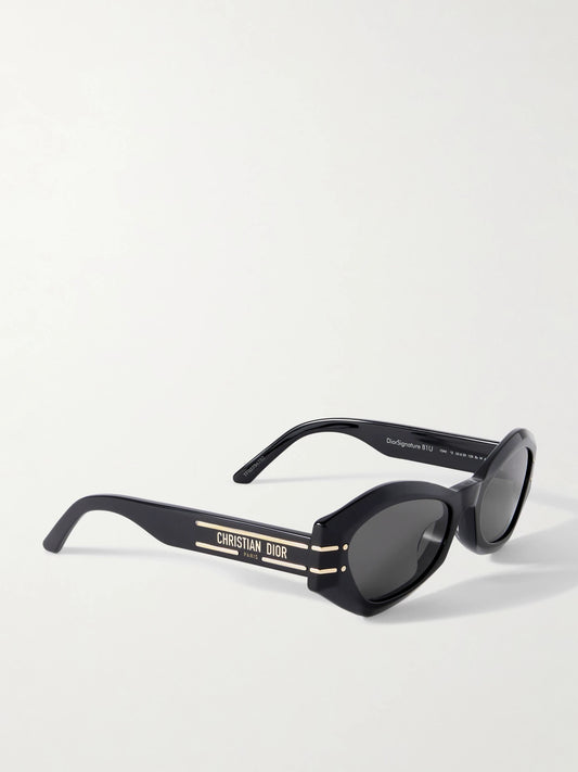 Diorsignature B1u Cat-eye Acetate Sunglasses